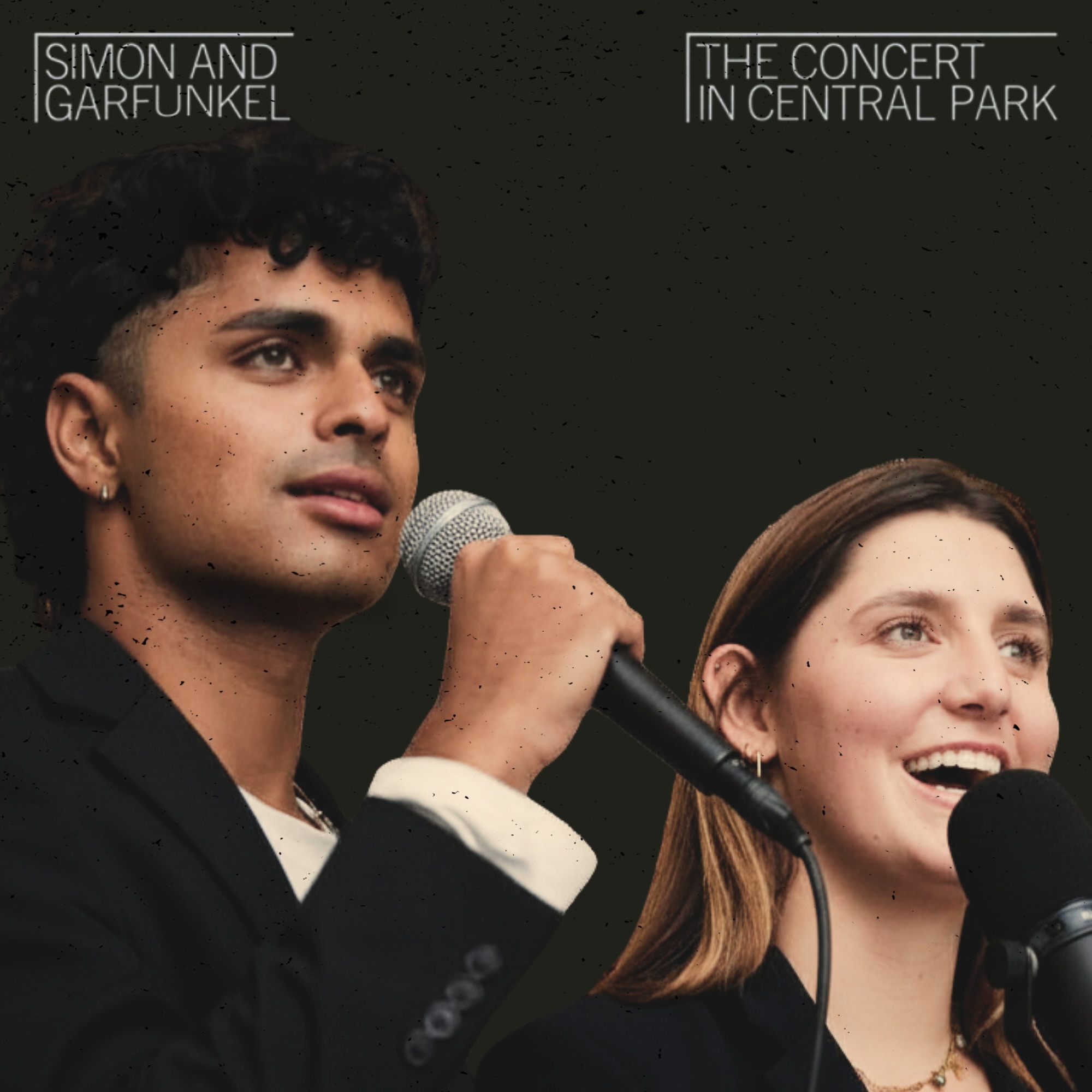 Madhav & Eva as Simon & Garfunkel in Central Park